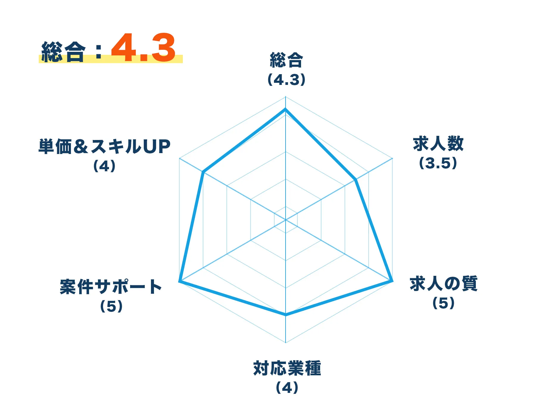 レーダーチャート